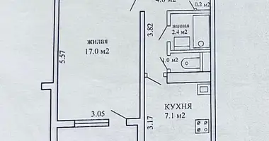 Apartamento 1 habitación en Minsk, Bielorrusia