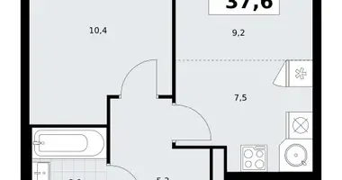 Apartamento 2 habitaciones en Postnikovo, Rusia