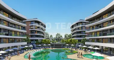 Multilevel apartments 2 bedrooms in Alanya, Turkey