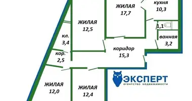 4 room apartment in Minsk, Belarus