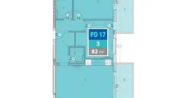 3 room apartment in Provodina, Montenegro