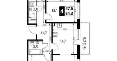 Apartamento 4 habitaciones en Nekrasovka District, Rusia