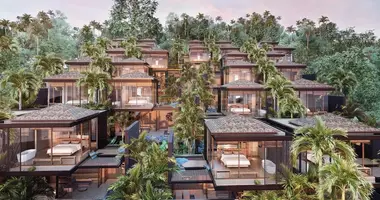 Villa 2 habitaciones con Vistas al mar, con Terraza, con Piscina en Phuket Province, Tailandia