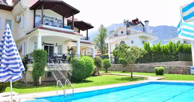 3 room apartment with double glazed windows, with balcony, with furniture in Fethiye, Turkey