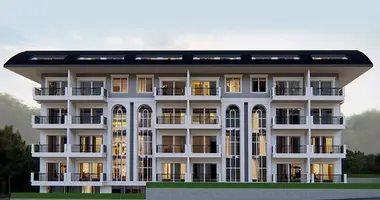 Mieszkanie 1 pokój z okna z podwójnymi szybami, z balkon, z meble w Konakli, Turcja