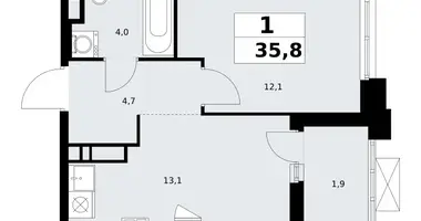 Квартира 1 комната в поселение Сосенское, Россия