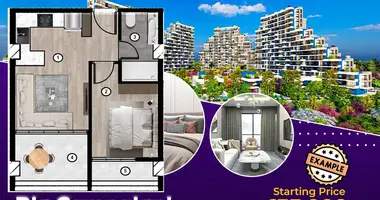 Apartamento 2 habitaciones en Toroslar, Turquía