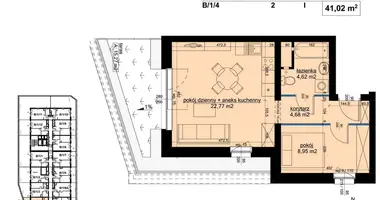 Apartamento 2 habitaciones en Poznan, Polonia