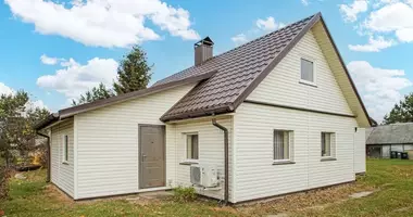 House with paved road in Sudvariskes, Lithuania