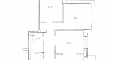 3 room apartment in Minsk, Belarus