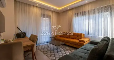 Wohnung 2 Zimmer mit Möbel, mit Klimaanlage, mit Schwimmbad in Alanya, Türkei