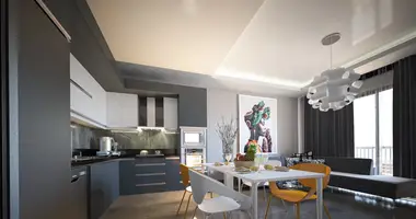 Penthouse 2 chambres avec Balcon, avec Climatiseur, avec Vue sur la mer dans Mahmutlar, Turquie