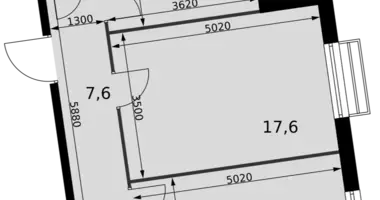 Appartement 2 chambres dans Razvilka, Fédération de Russie