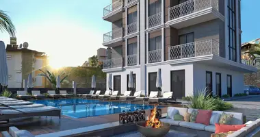 Penthouse 1 chambre avec Vue sur la mer, avec Piscine dans Kestel, Turquie