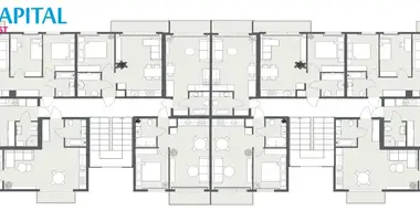 Wohnung 1 zimmer in Klaipeda, Litauen