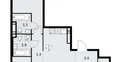 3 room apartment in poselenie Sosenskoe, Russia