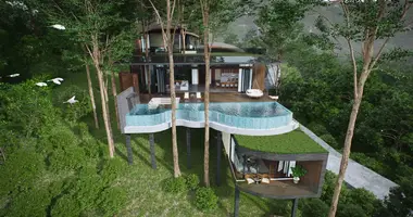 Villa 5 zimmer mit Doppelt verglaste Fenster, mit Möbliert, mit Klimaanlage in Phuket, Thailand