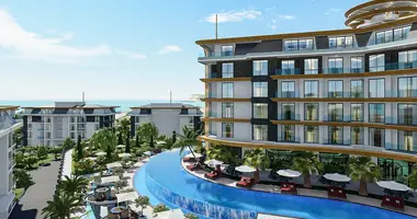 Penthouse 2 bedrooms with Balcony, with Air conditioner, with Sea view in Yaylali, Turkey