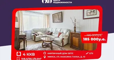 4 room apartment with double glazed windows, with furniture, in city center in Minsk, Belarus