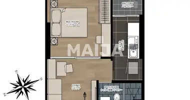 1 bedroom apartment in Samut Prakan City Municipality, Thailand