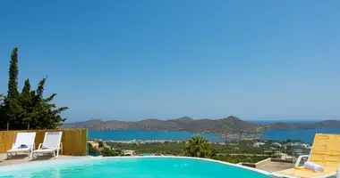 Villa 4 Zimmer mit Meerblick, mit Schwimmbad, mit Bergblick in Provinz Agios Nikolaos, Griechenland