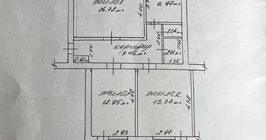 Apartamento 3 habitaciones en Kalinkavichy, Bielorrusia