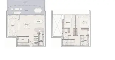 Duplex 2 chambres dans Dubaï, Émirats arabes unis