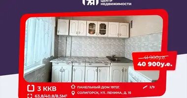 Mieszkanie 3 pokoi w Soligorsk, Białoruś