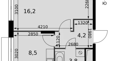 Appartement 1 chambre dans Razvilka, Fédération de Russie