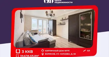 Apartamento 3 habitaciones en Borisov, Bielorrusia