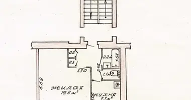 Apartamento 1 habitación en Borisov, Bielorrusia