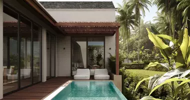 Вилла 3 комнаты  с мебелью, с террасой, с двором в Бали, Индонезия