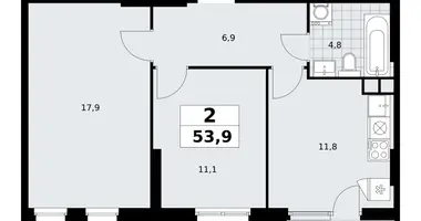 Apartamento 2 habitaciones en South-Western Administrative Okrug, Rusia