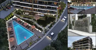 Apartamento 3 habitaciones con aparcamiento, con la piscina, con sauna en Karakocali, Turquía