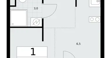 Apartamento 1 habitación en Postnikovo, Rusia