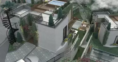 Вилла 3 комнаты  с балконом, с мебелью, с парковка в Бодрум, Турция