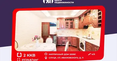 2 room apartment in Sluck, Belarus