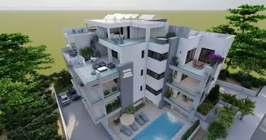 Penthouse 4 bedrooms in Mesa Geitonia, Cyprus