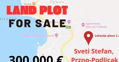 Plot of land in Przno, Montenegro