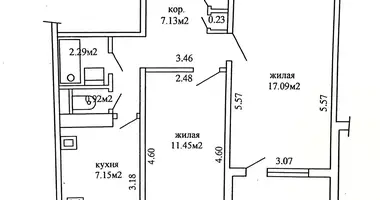 Wohnung 2 zimmer in Minsk, Weißrussland