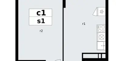 Квартира 1 комната в поселение Сосенское, Россия