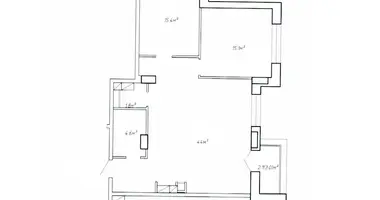 3 room apartment in Minsk, Belarus