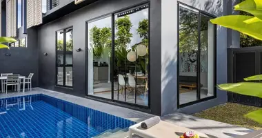 Villa 2 chambres avec Fenêtres double vitrage, avec Meublesd, avec Climatiseur dans Phuket, Thaïlande