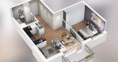 Apartamento 2 habitaciones en Poznan, Polonia