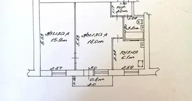 Apartamento 2 habitaciones en Gómel, Bielorrusia