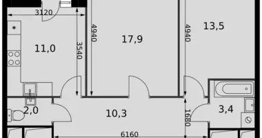 Appartement 2 chambres dans Razvilka, Fédération de Russie