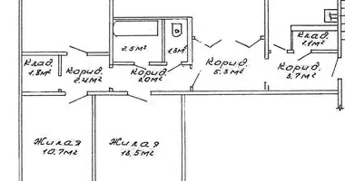 Apartamento 4 habitaciones en Slonim, Bielorrusia