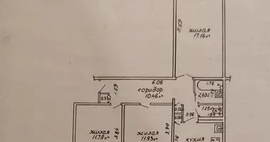 Apartamento 3 habitaciones en Gómel, Belarús