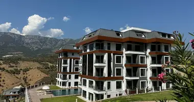 Penthouse 3 zimmer mit Balkon, mit Klimaanlage, mit Meerblick in Mahmutlar, Türkei