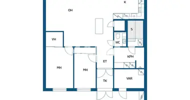 Apartamento 3 habitaciones en Nokia, Finlandia